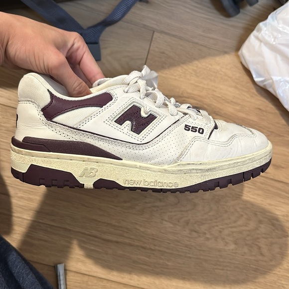 New Balance 550 x Aime Leon Dore White/ Purple - Picture 4 of 5